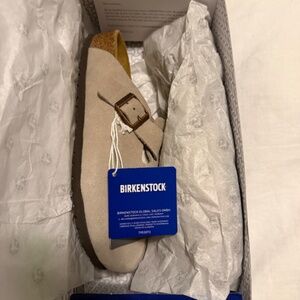 Birkenstock Boston Soft Footbed Taupe Clogs Size 39